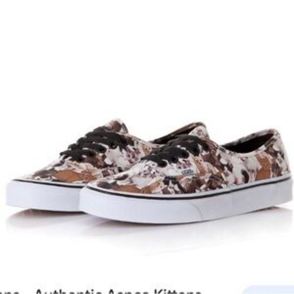 GENUINE VANS TODDLER ASPCA CATS SHOES SIZE 7.5